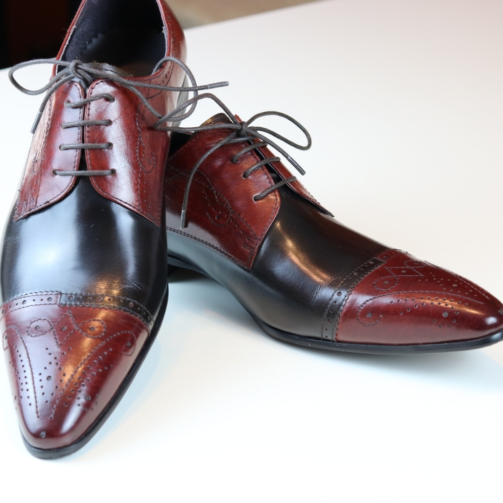 Zota Unique Shoes Pointy Cap Tie HX705-302
